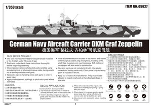 Trumpeter 05627 Porte-avions de la marine allemande DKM Graf Zeppelin 1/350 – image 2