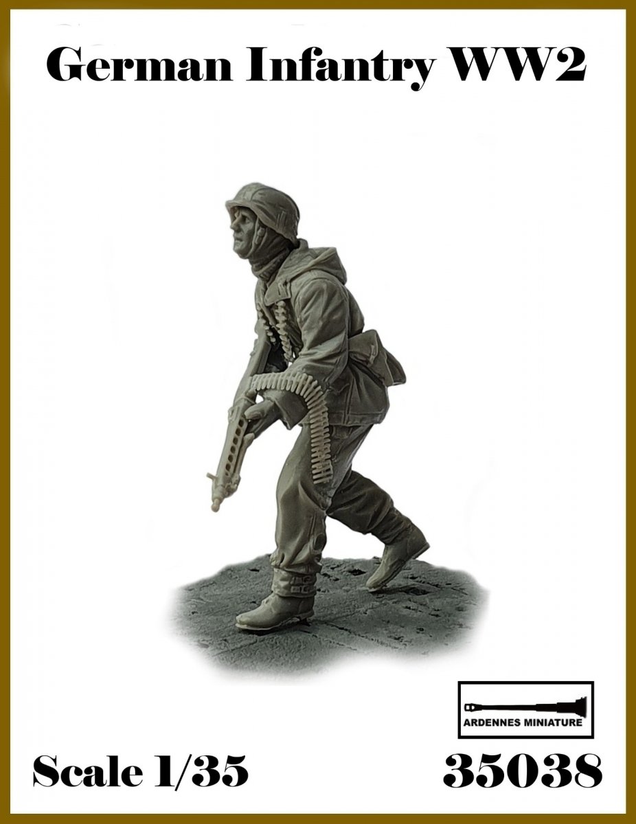 Ardennes Miniature 35038 INFANTERIE ALLEMANDE Seconde Guerre mondiale 1/35