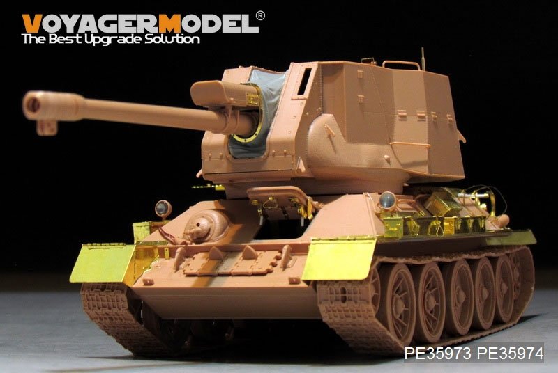 Maquette Voyager PE35973 T-34/122 SPG égyptien de base pour RFM 5013 1/35 – immagine 6