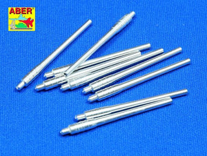 Aber 350L-09 Ensemble de 9 canons de 460 mm pour les navires japonais Yamato et Musashi (1/350) – imagen 3