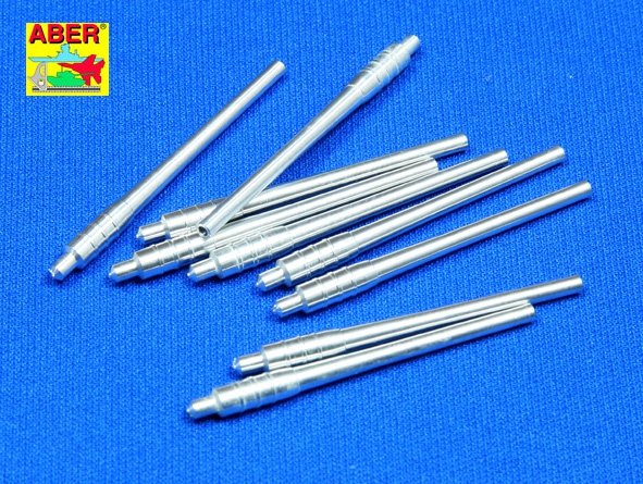 Aber 350L-09 Ensemble de 9 canons de 460 mm pour les navires japonais Yamato et Musashi (1/350) – imagen 3