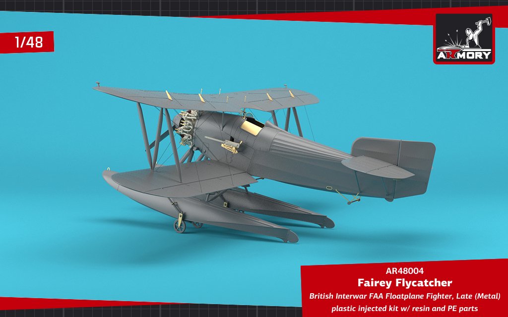 Armory Models 48004 Fairey Flycatcher, chasseur hydravion britannique FAA de l&amp;#39;entre-deux-guerres, version tardive (métal) 1/48 – image 21