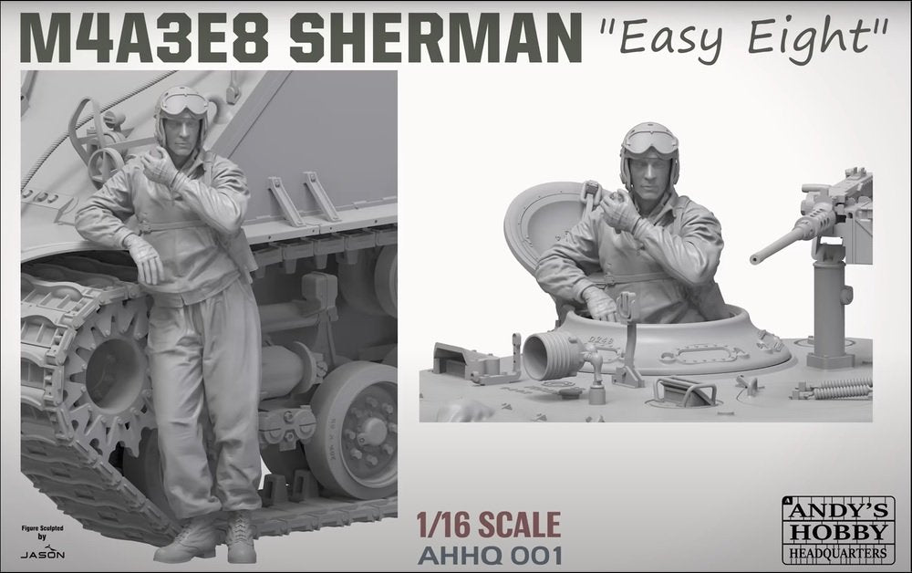 Andy&amp;#39;s Hobby Headquarters AHHQ-001 M4A3E8 Sherman « Easy Eight » 1/16 – image 3