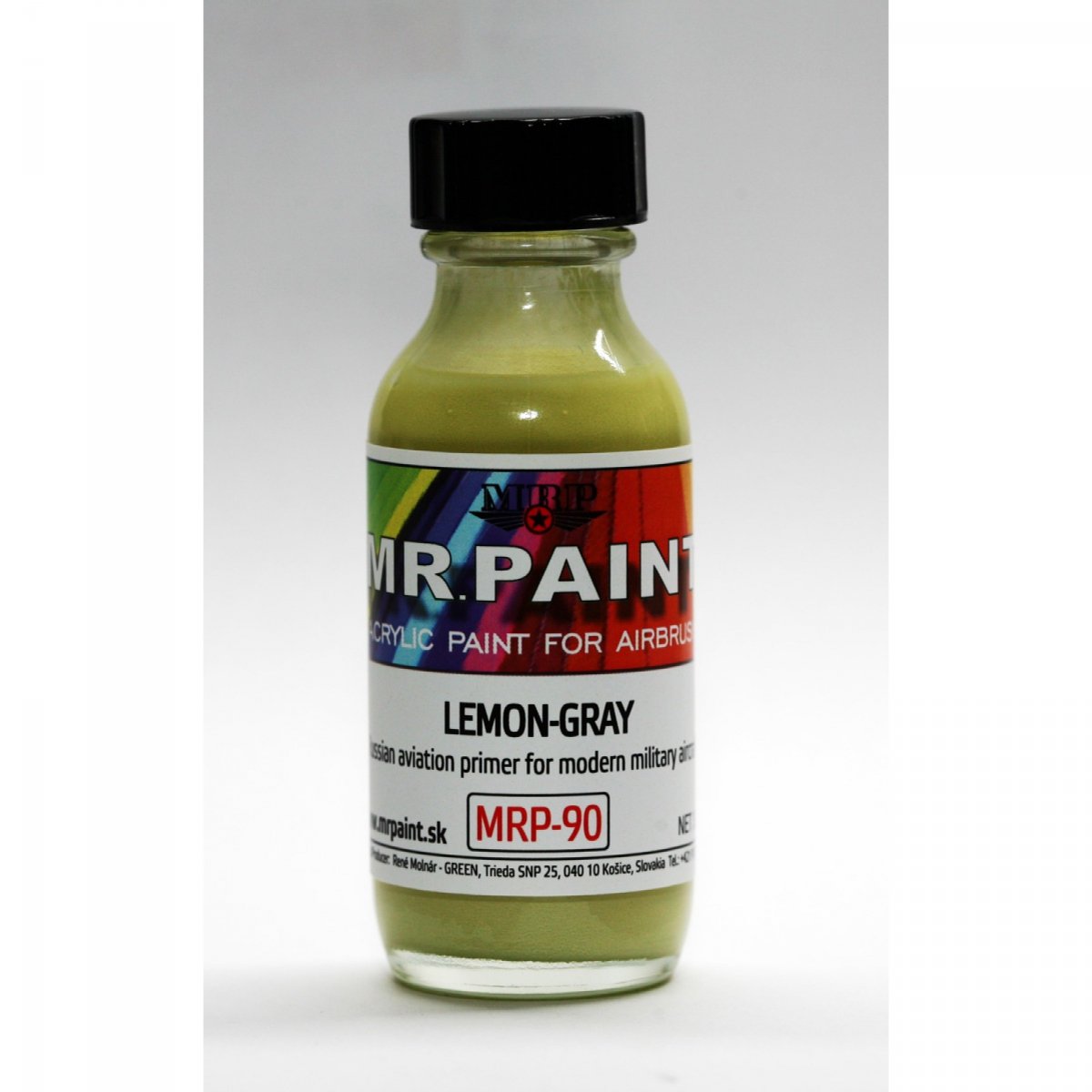 Apprêt pour avions russes MR. Paint MRP-090 GRIS CITRON 30 ml – imagen 2