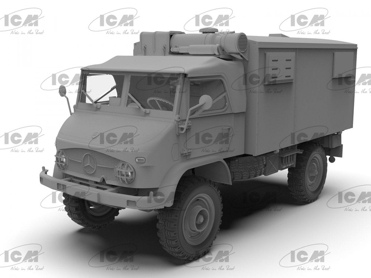 ICM 35136 Unimog 404 S « Koffer » camion militaire allemand 1/35  – immagine 2