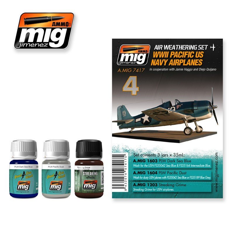 Munitions des avions Mig Jimenez 7417 de la marine américaine du Pacifique, Seconde Guerre mondiale