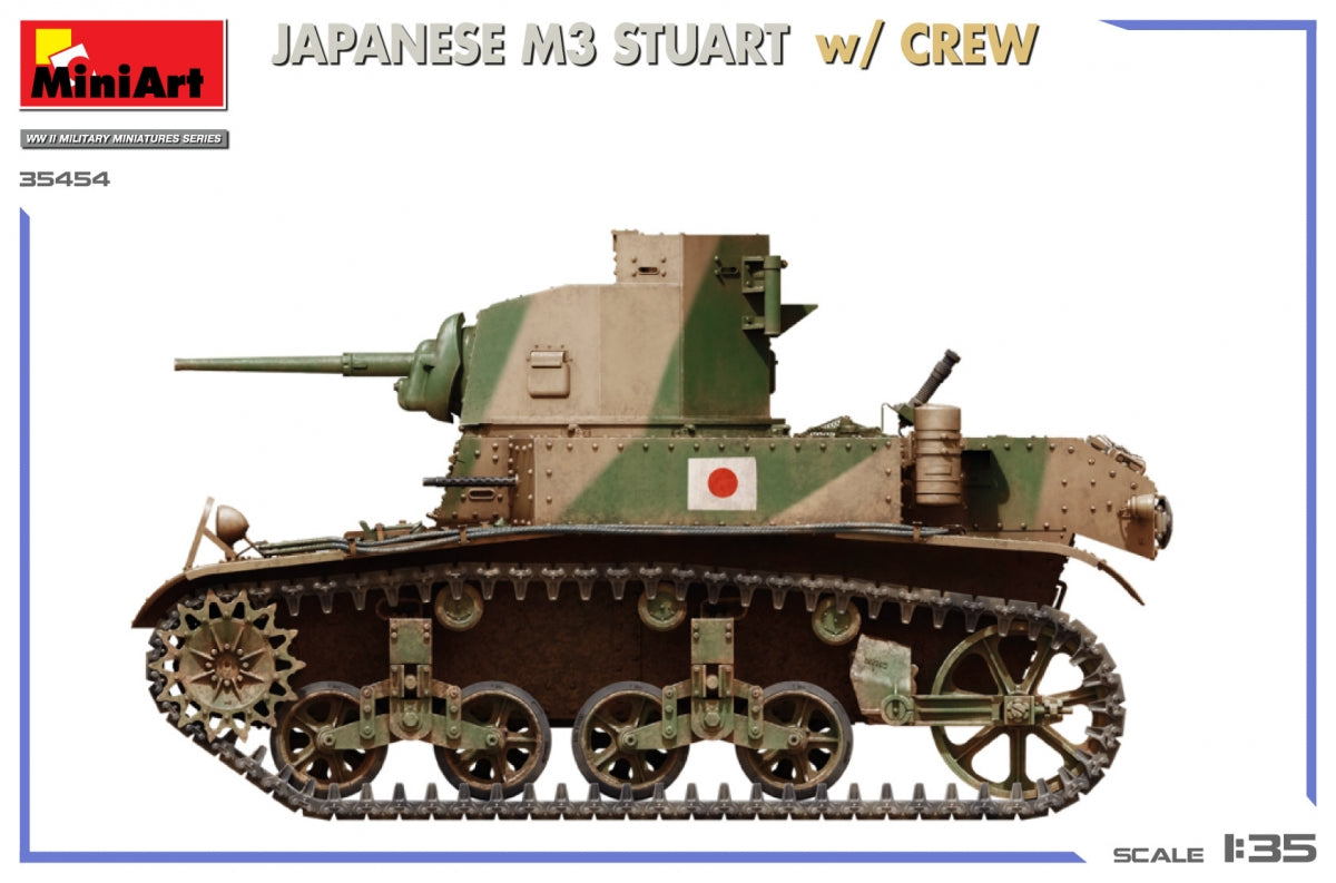 Miniart 35454 M3 STUART JAPONAIS avec équipage 1/35 – image 4