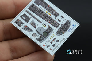 Intérieur imprimé en 3D et coloré sur papier décalcomanie Quinta Studio QDS-32247 F-104C (Italeri) (Petite version) 1/32  – image 3