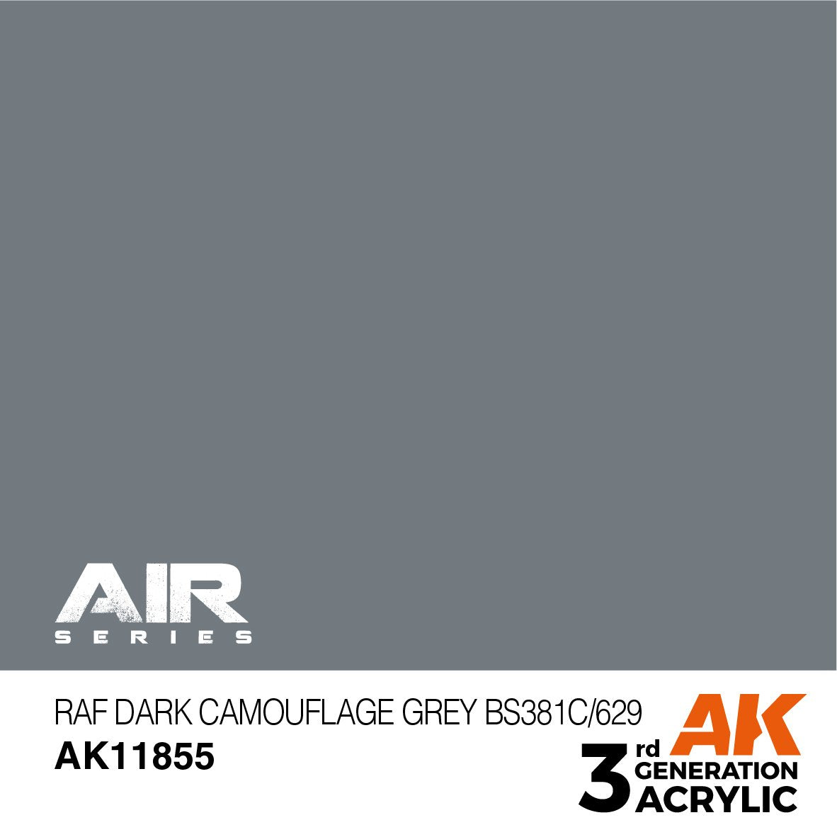 AK Interactive AK11855 RAF DARK CAMOUFLAGE GRAY BS381C/629 – AIR – AIR 17 ml