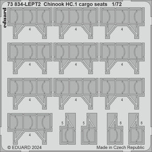 Sièges cargo Eduard 73834 Chinook HC.1 AIRFIX 1/72 – image 2