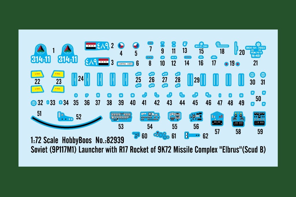 Hobby Boss 82939 Ancien missile balistique soviétique Scud-B 1/72 – immagine 3