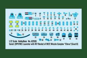 Hobby Boss 82939 Ancien missile balistique soviétique Scud-B 1/72 – immagine 3