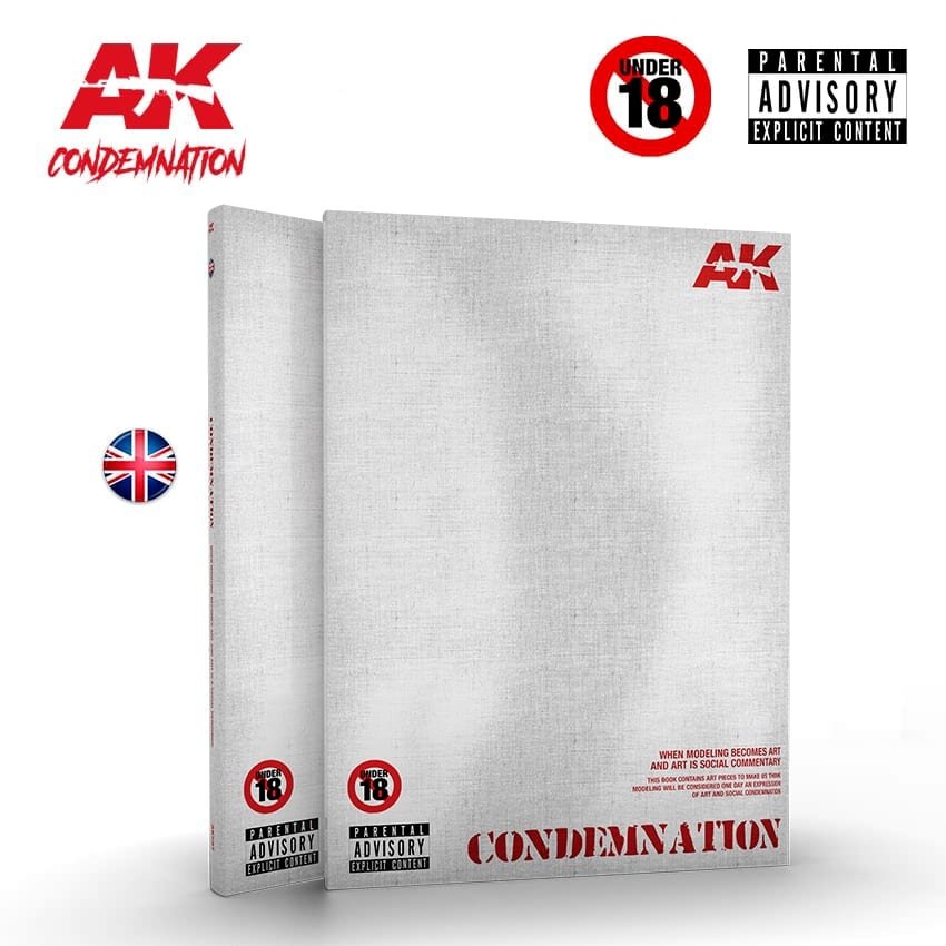 AK Interactive AK297 CONDAMNATION : QUAND LE MODÉLISATION DEVIENT ART ET QUE L’ART EST UNE DÉNONCIATION SOCIALE ÉDITION RÉÉDITÉE