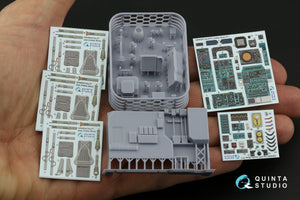 Quinta Studio QD+48357 Ka-27PL Military version 3D-Printed &amp;amp; coloured Interior on decal paper (Hobby Boss) (with 3D-printed resin parts) 1/48 – zdjęcie 3