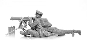 ICM 35713 Équipe de mitrailleuse Vickers britannique de la Première Guerre mondiale (mitrailleuse Vickers et 2 figurines) 1/35 – image 5