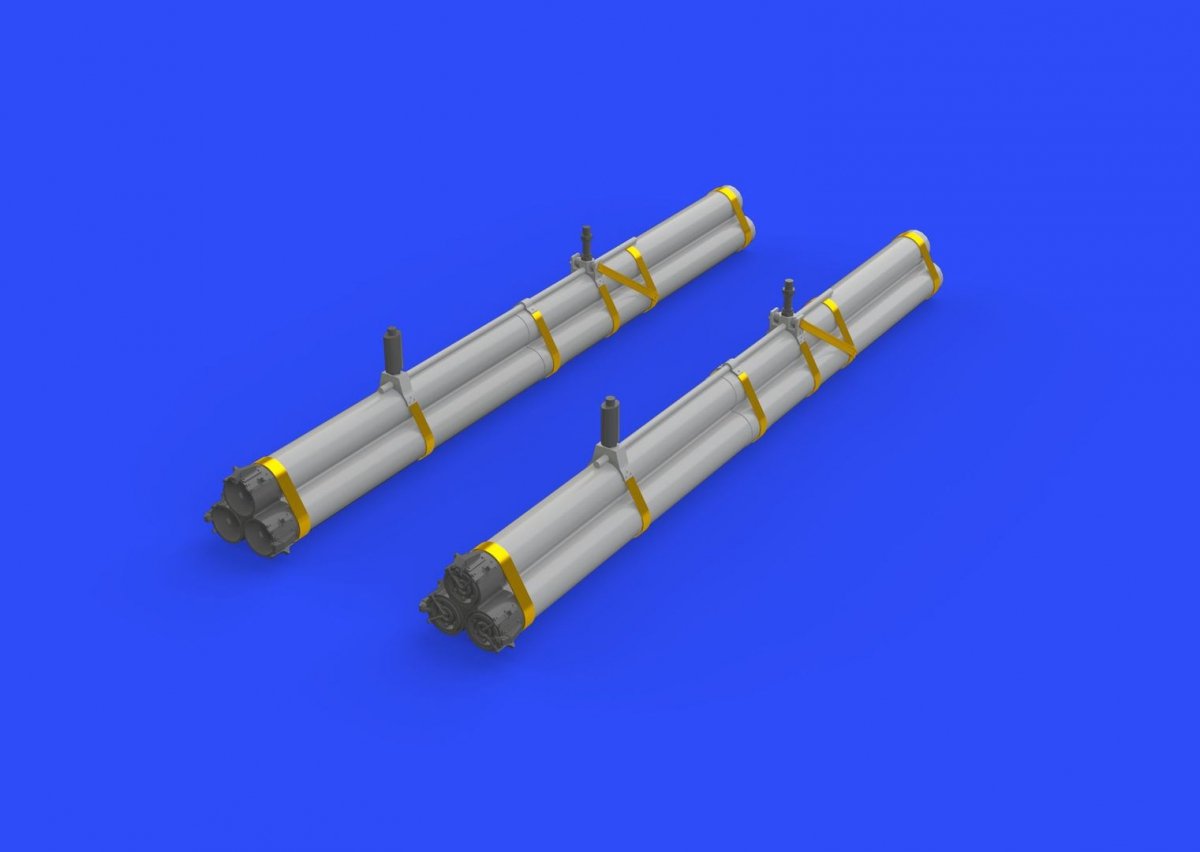 Lance-roquettes Bazooka Eduard 632089 pour P-47 HASEGAWA 1/32 – image 4