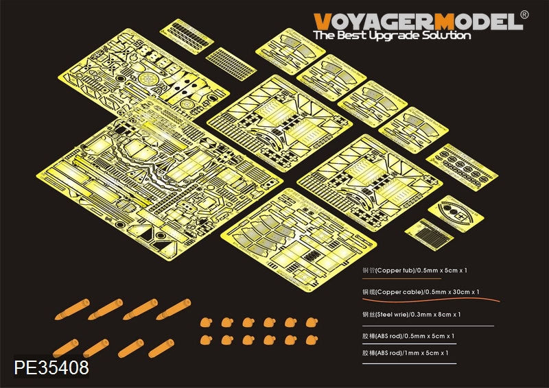 Voyager modèle PE35408 WWII Panzer allemand IV ausf G 20mm Flakpanzer IV "Wirbelwind" pour DRAGON 6342 1/35