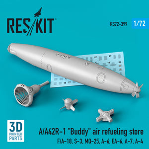 RESKIT RS72-0399 A/A42R-1 « BUDDY » RAVITAILLEMENT EN AIR (1 PIÈCE) (IMPRIMÉ EN 3D) 1/72