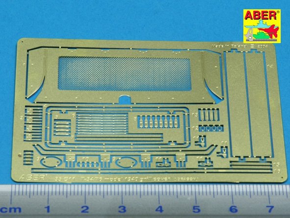 Grille de protection Aber 35G11 pour char russe T-34/76 modèle 1940 (1/35) – image 2