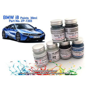 Peinture Zero Paints ZP-1303-IR-SIL Argent ionique avec reflets bleu BMW i 30 ml