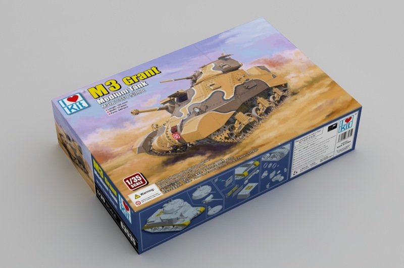 J&amp;#39;adore le kit 63535 M3 Grant Medium Tank 1/35 – immagine 2