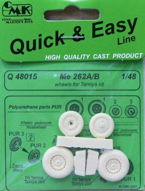 Roues CMK Q48015 Me 262A/B pour Tamiya 1/48