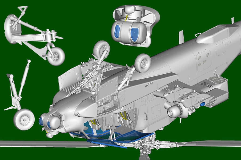 Trumpeter 05838 AH-64A Apache 1/48 – imagen 12