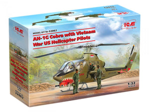 ICM 32062 AH-1G Cobra avec pilotes d&amp;#39;hélicoptère américains de la guerre du Vietnam, échelle 1/32 – image 2