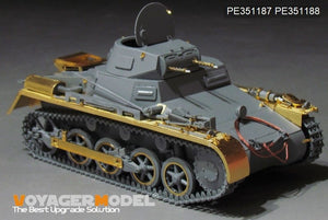 Maquette Voyager PE351187, char allemand Pz.Kpfw.I Ausf.A de la Seconde Guerre mondiale (pour TAKOM 2145), échelle 1/35 – imagen 3