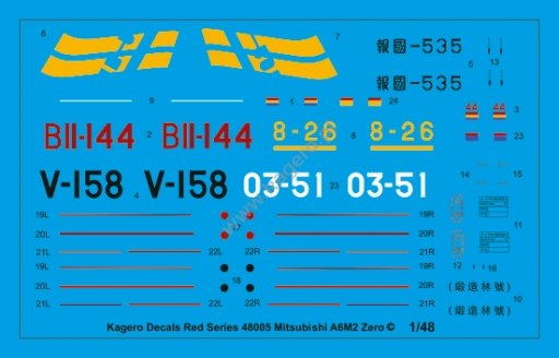 Kagero KD48005 Mitsubishi A6M2 Model 21 1/48 – zdjęcie 7