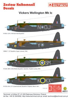 Techmod 48811 - Vickers Wellington IC 1/48 – Bild 2