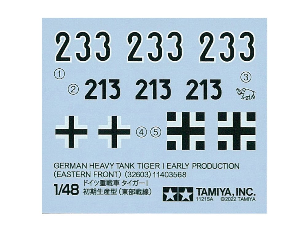 Tamiya 32603 Char lourd allemand Tiger I, première production (Front de l&amp;#39;Est) 1/48 – image 9
