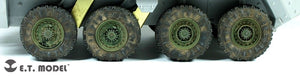 Roues de route lestées pour véhicule blindé Stryker de l&amp;#39;armée américaine, modèle ET ER35-010, pour maquette TRUMPETER au 1/35  – image 2