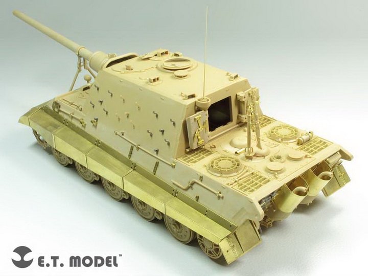 ET Model EA35-094 Garde-boue et jupes latérales de char allemand Panzerjäger « Jagdtiger » de la Seconde Guerre mondiale, échelle 1/35 – Bild 4