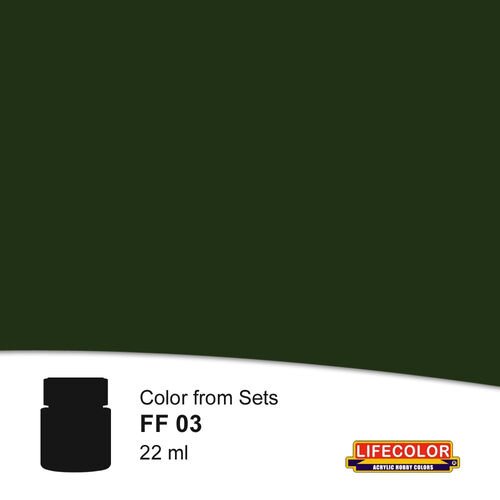 Lifecolor FF03 - Fixateur brillant vert foncé 22 ml