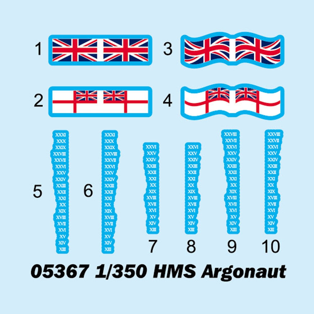 Trumpeter 05367 HMS Argonaut 1/350  – image 4