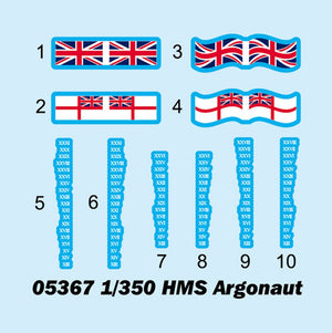 Trumpeter 05367 HMS Argonaut 1/350  – image 4