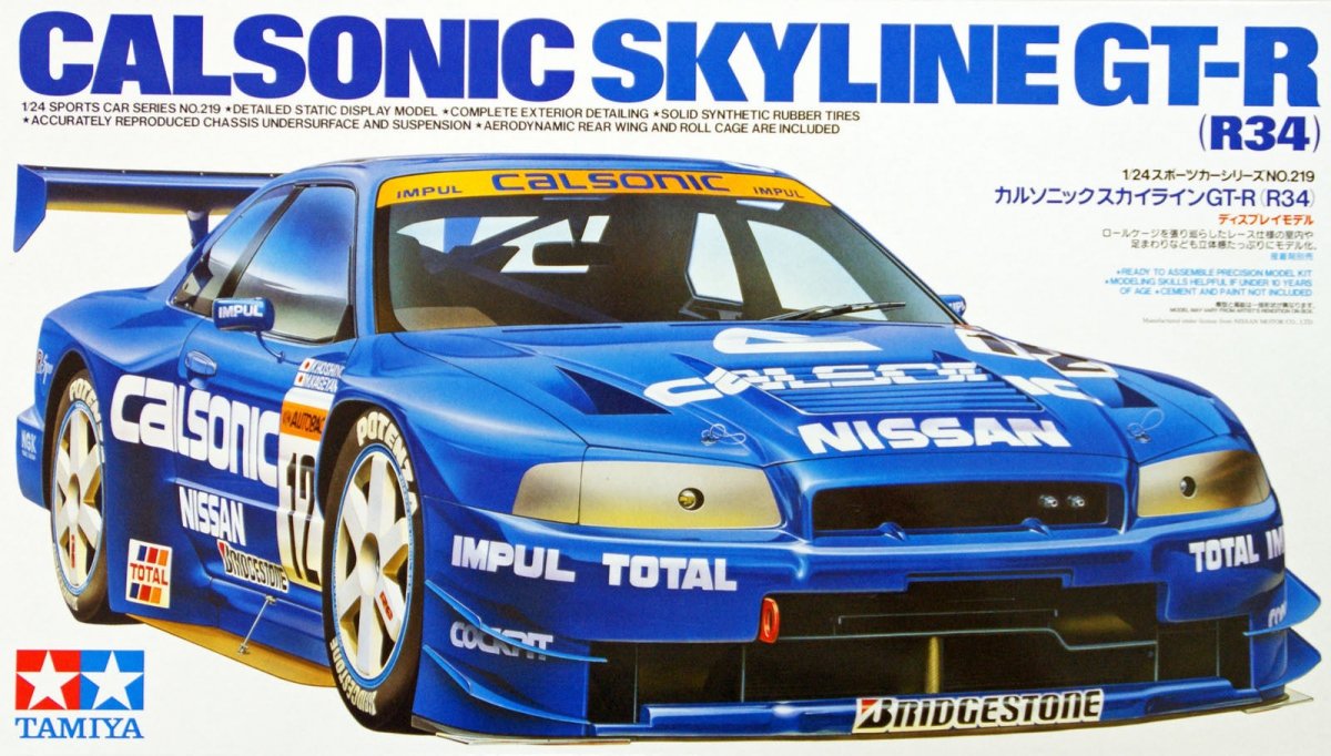 Tamiya 24219 Calsonic Skyline GT-R (R34) 1/24