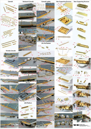 Pontos 35006F1 USS CV-9 Essex 1943 Kit de détails (1/350) – image 5