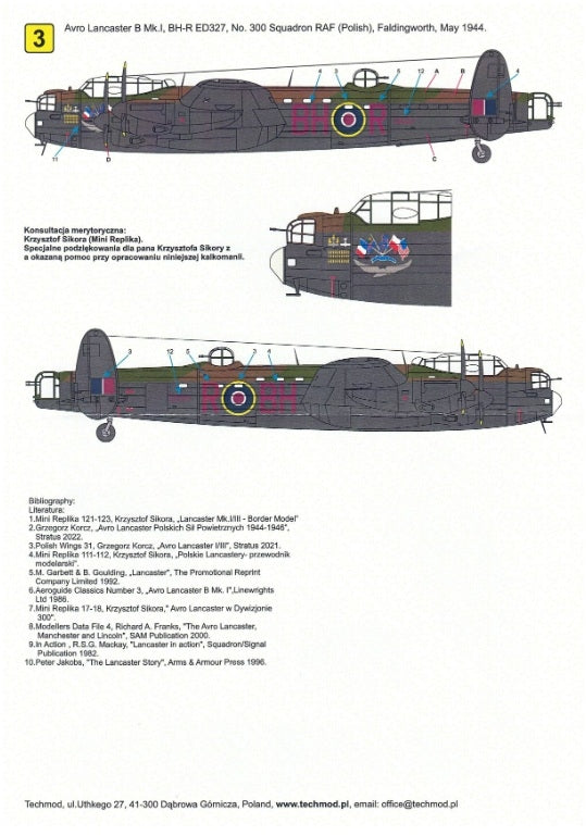 Techmod 72166 Avro Lancaster B Mk. I 1/72  – immagine 5