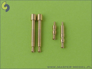 Master AM-32-005 Bf 109 E3 - E9, Ensemble d&amp;#39;armement T (embouts MG 17, canons MG FF) (1/32)