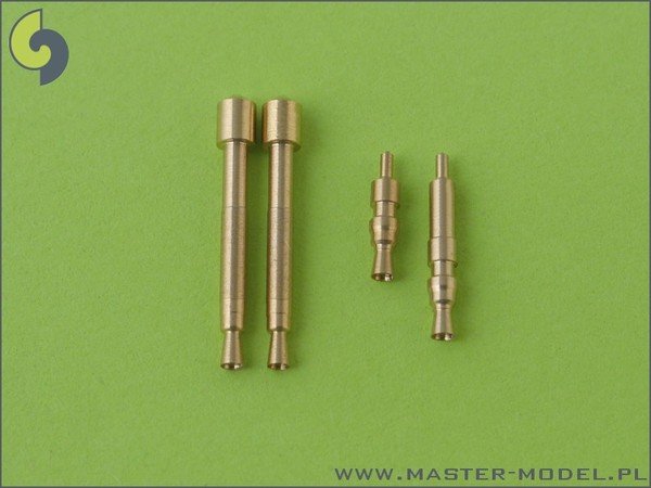 Master AM-32-005 Bf 109 E3 - E9, Ensemble d&amp;#39;armement T (embouts MG 17, canons MG FF) (1/32)