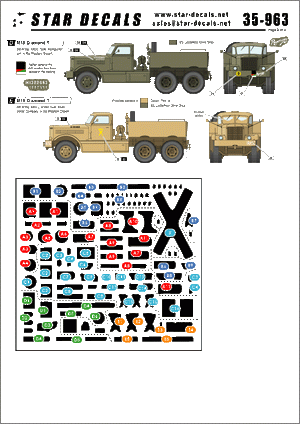 Star Decals 35-963 Transporteur de chars M19 Diamond n° 1 1/35 – immagine 2