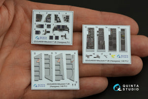 Intérieur coloré imprimé en 3D sur papier décalcomanie Quinta Studio QDS-48059 Mitsubishi F-2B (Hasegawa) (petite version) 1/48 – image 2