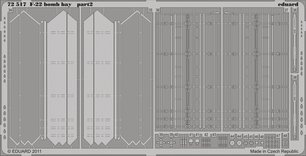 Eduard 72517 soute à bombes F-22 1/72 FUJIMI – image 2