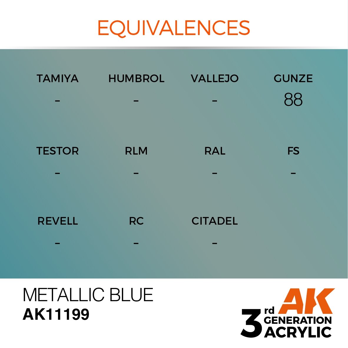 AK Interactive AK11199 BLEU MÉTALLISÉ – 17 ml – immagine 3