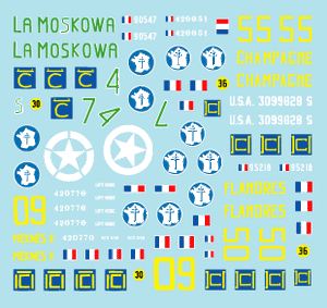 Star Decals 35-C1103 Shermans français n° 2 1/35 – image 3