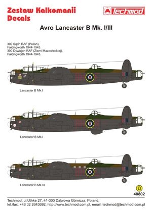 Techmod 48802 - Avro Lancaster BI (1/48) – Bild 2