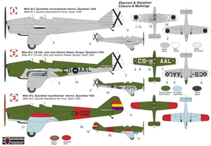 Kovozavody Prostejov KPM0282 Miles M.2H Hawk Major « Au-dessus de l’Espagne » 1/72 – image 2
