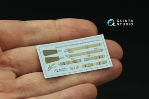 Quinta Studio QR+32033 Ceintures de sécurité pour avions de chasse de la Luftwaffe de la Seconde Guerre mondiale (avec boucles métalliques) (Tous les kits) 1/32 – Bild 6